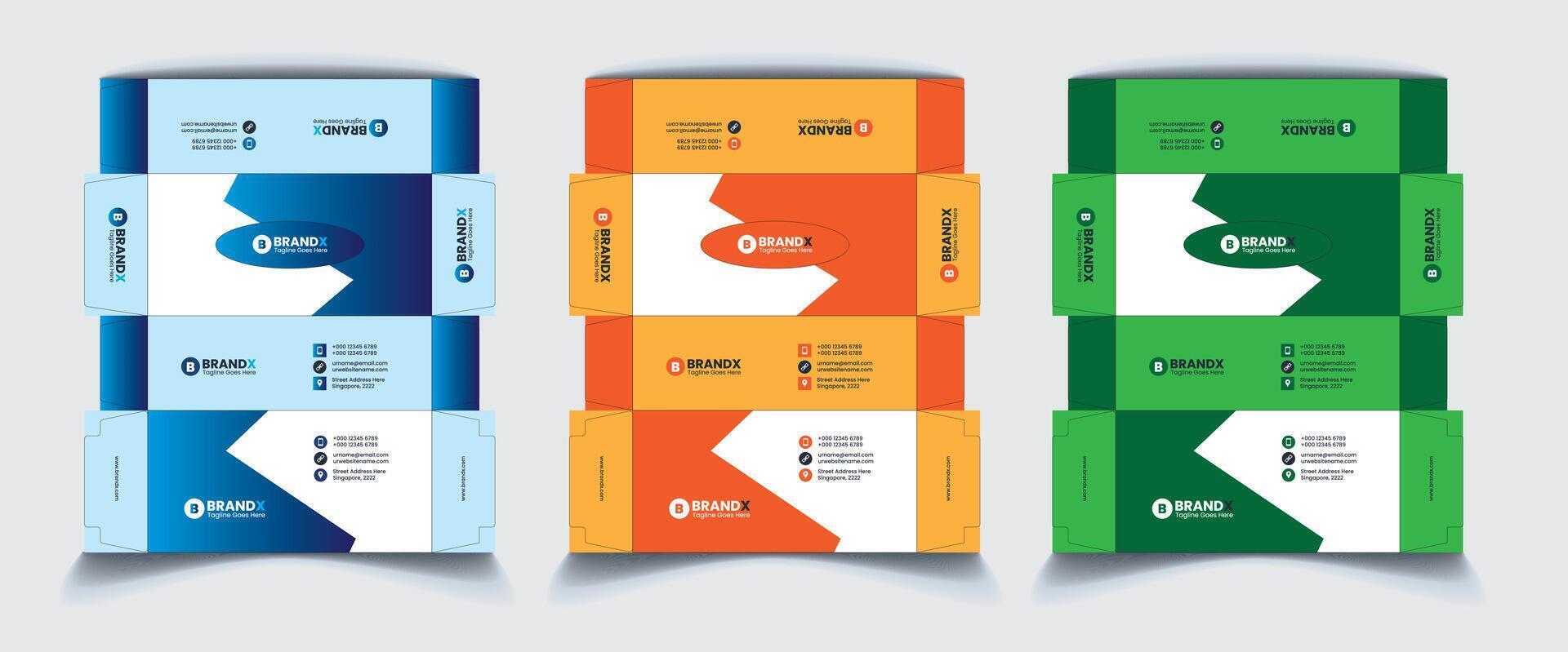 Tissue Box Design vector
