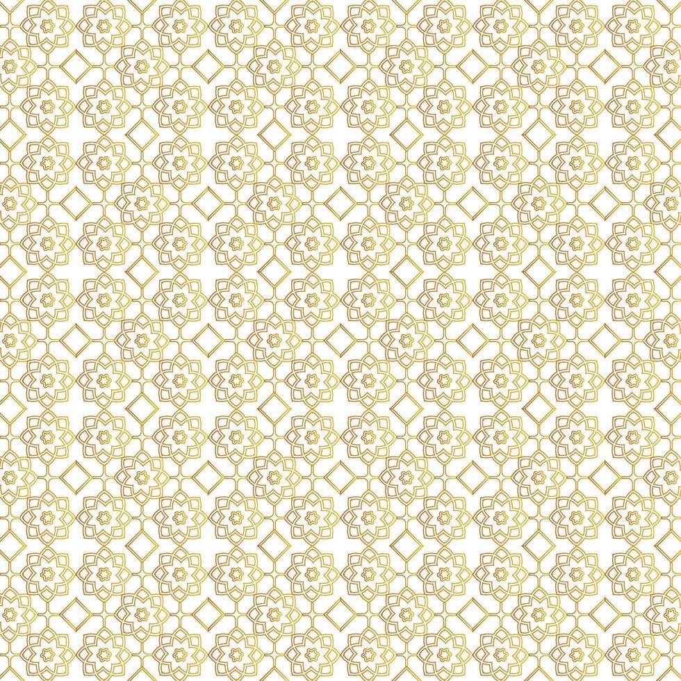 Golden colour vector pattern design