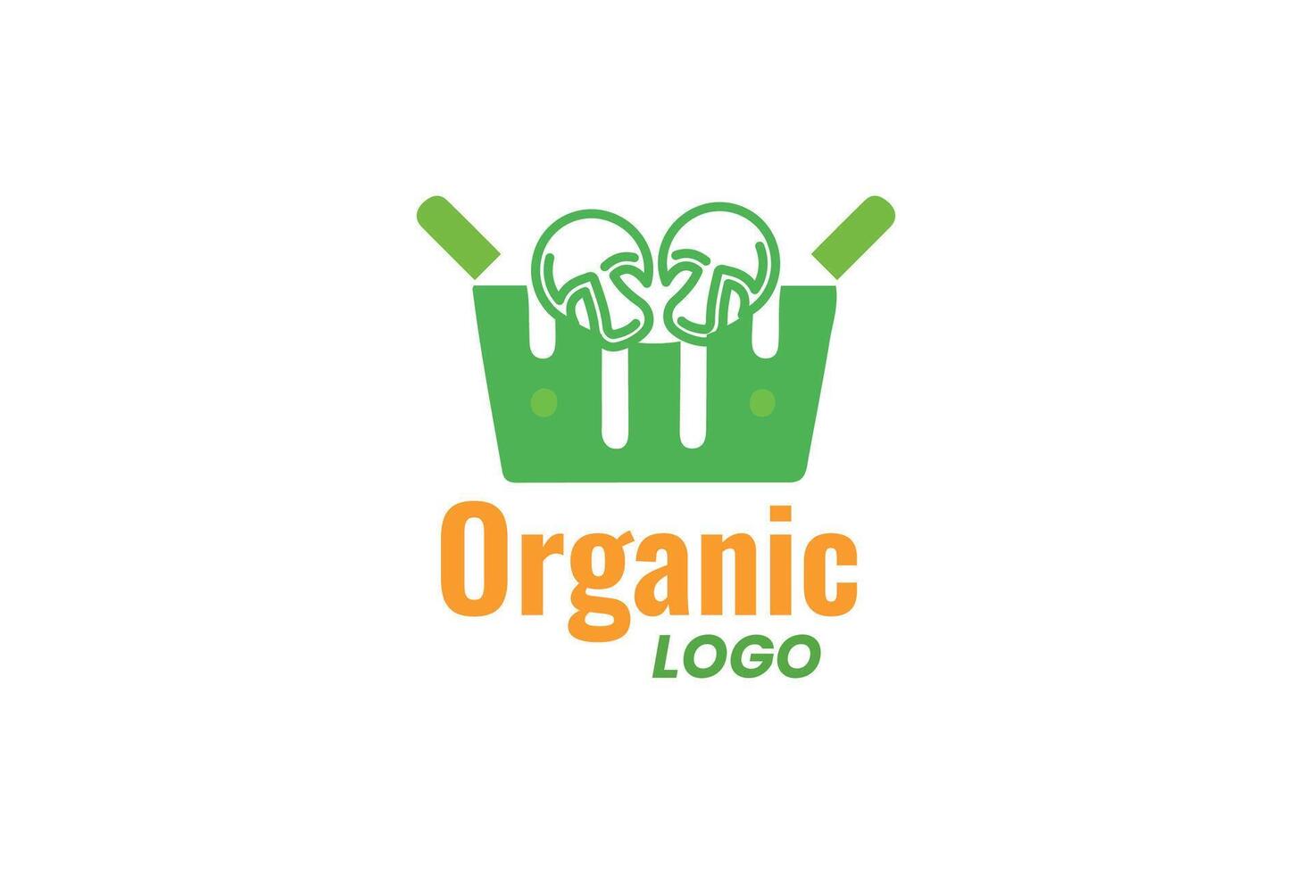 grocery logo design vector