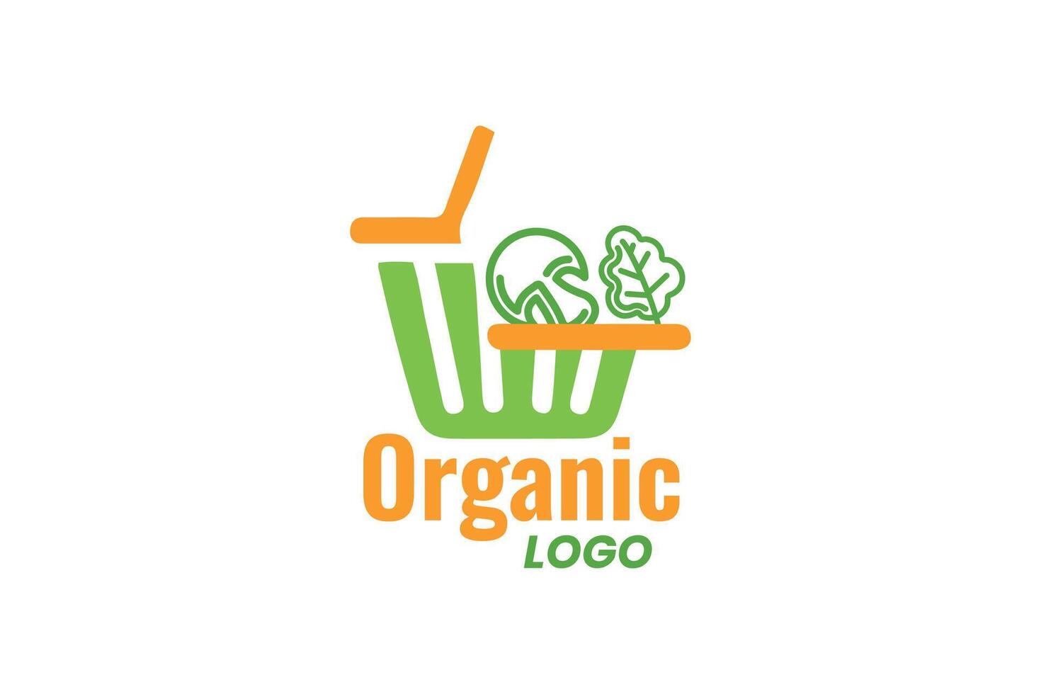 grocery logo design vector