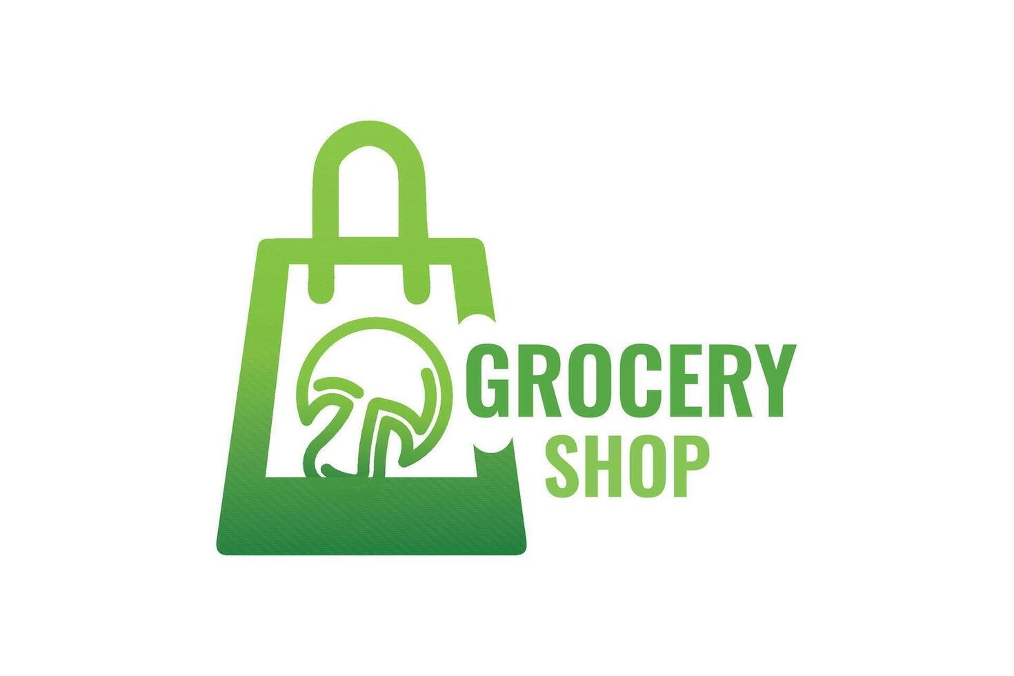 grocery logo design vector