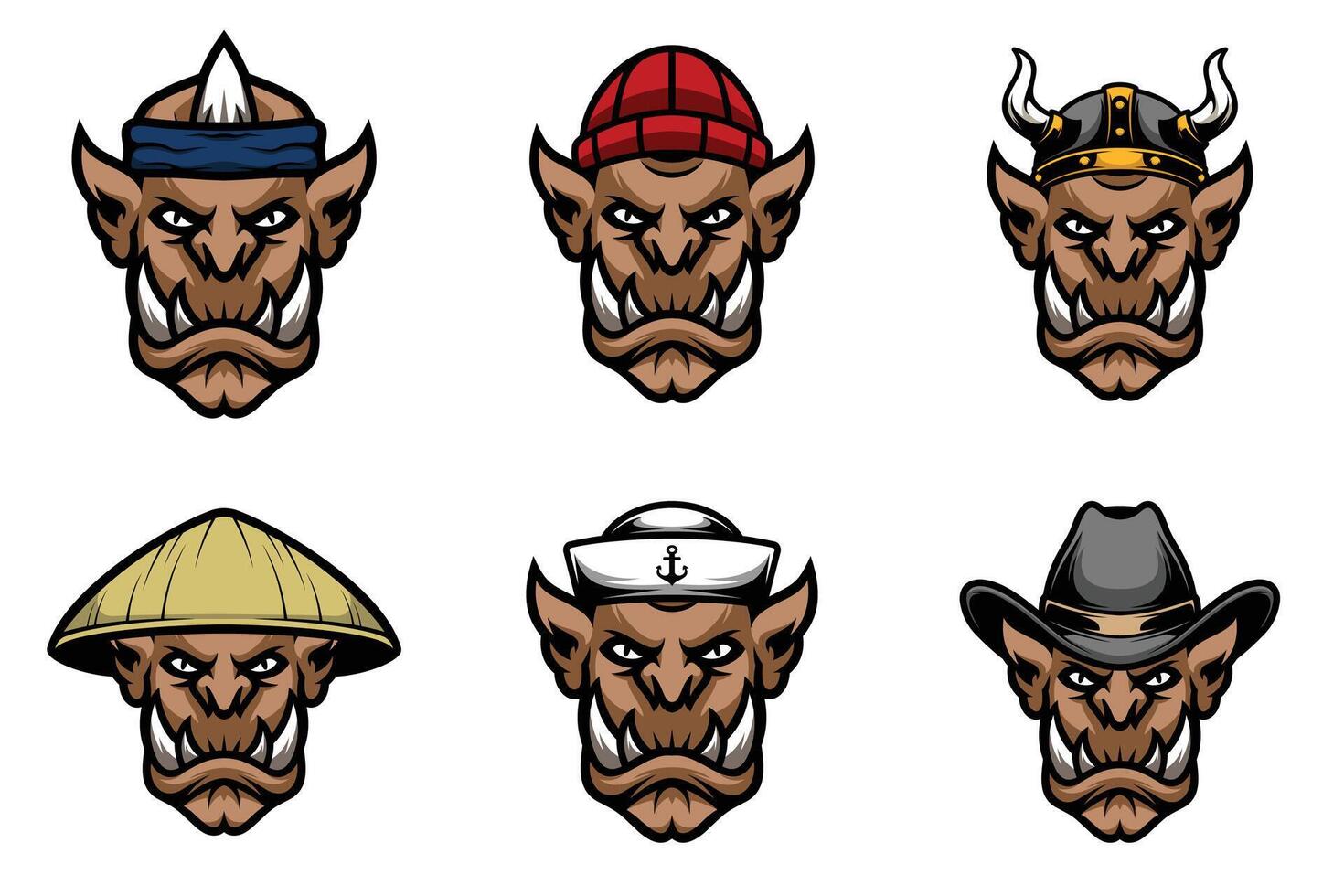 Ogre Bundle Design vector
