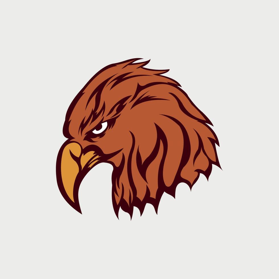 vector eagle head design
