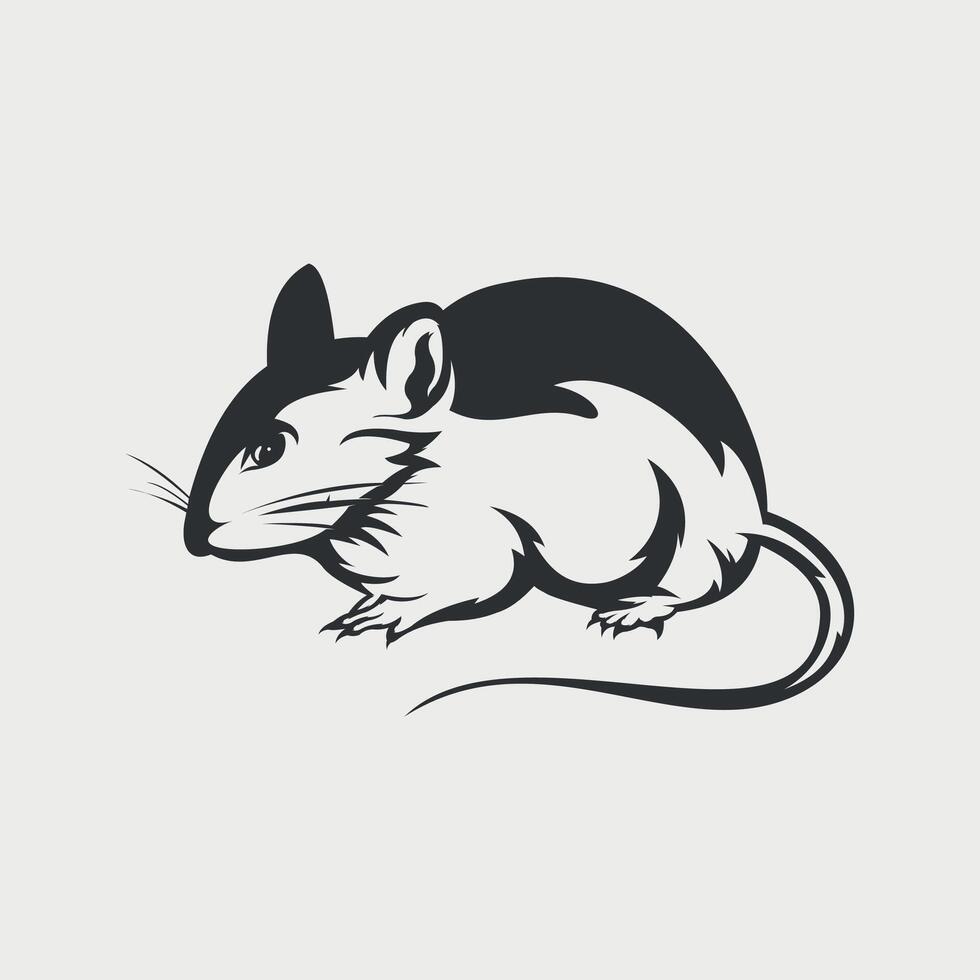 Rat Logo Design Vector