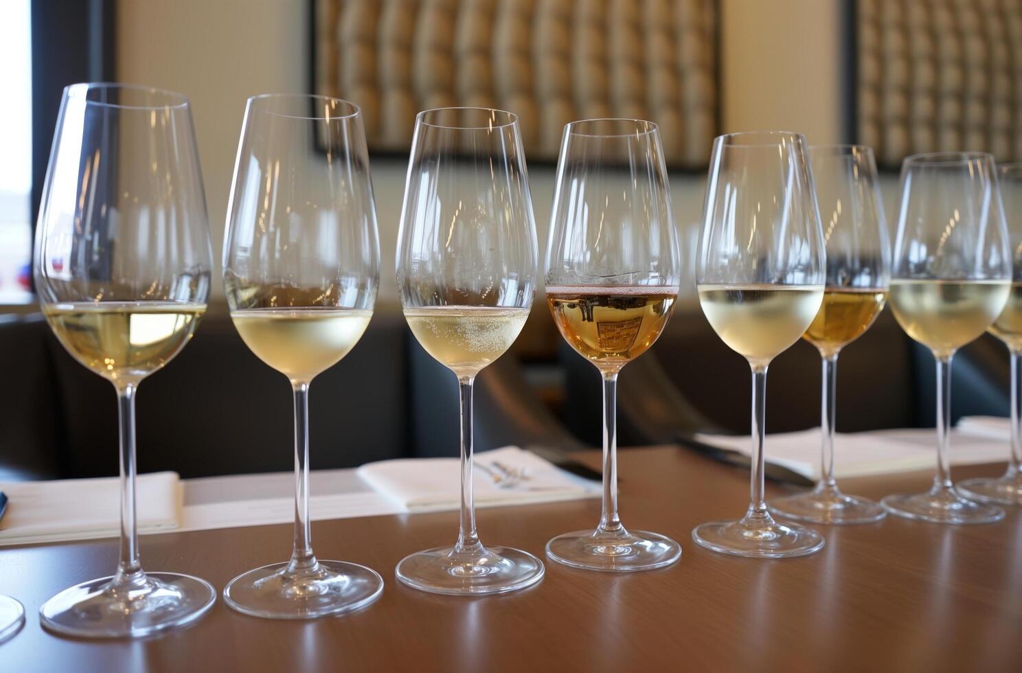 AI generated Wine tasting elegance photo