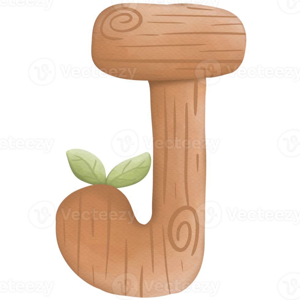 Alphabets tree watercolor so cute png