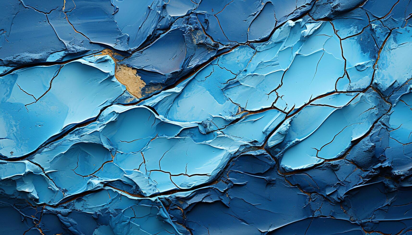 AI generated Abstract winter pattern on a dirty ice backdrop, broken and damaged generated by AI photo