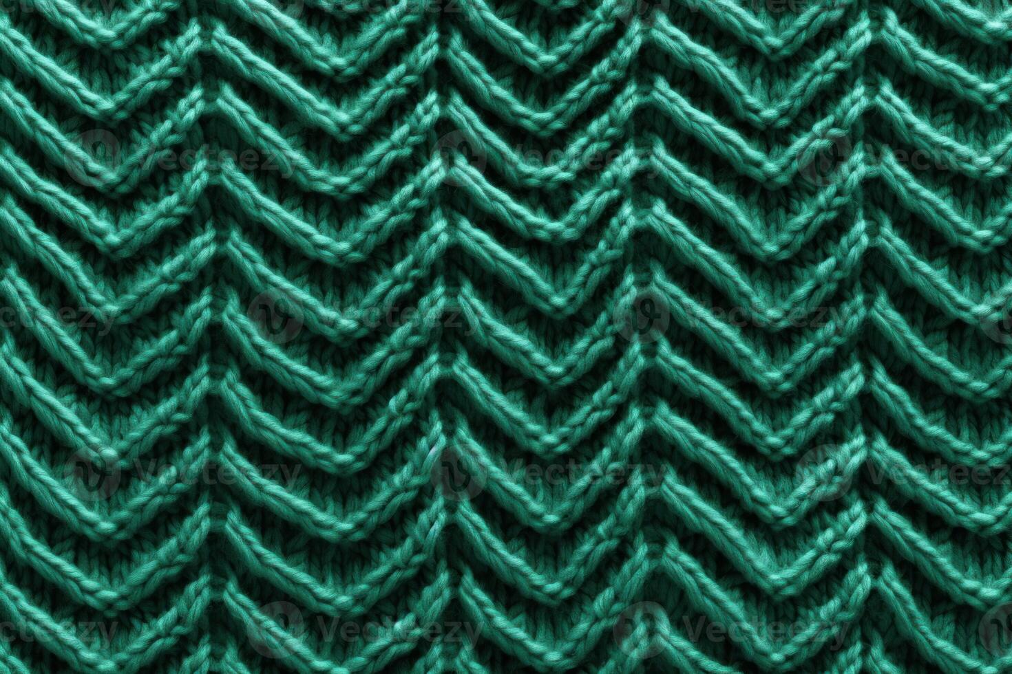 AI generated Green sweater pattern. Generate Ai photo