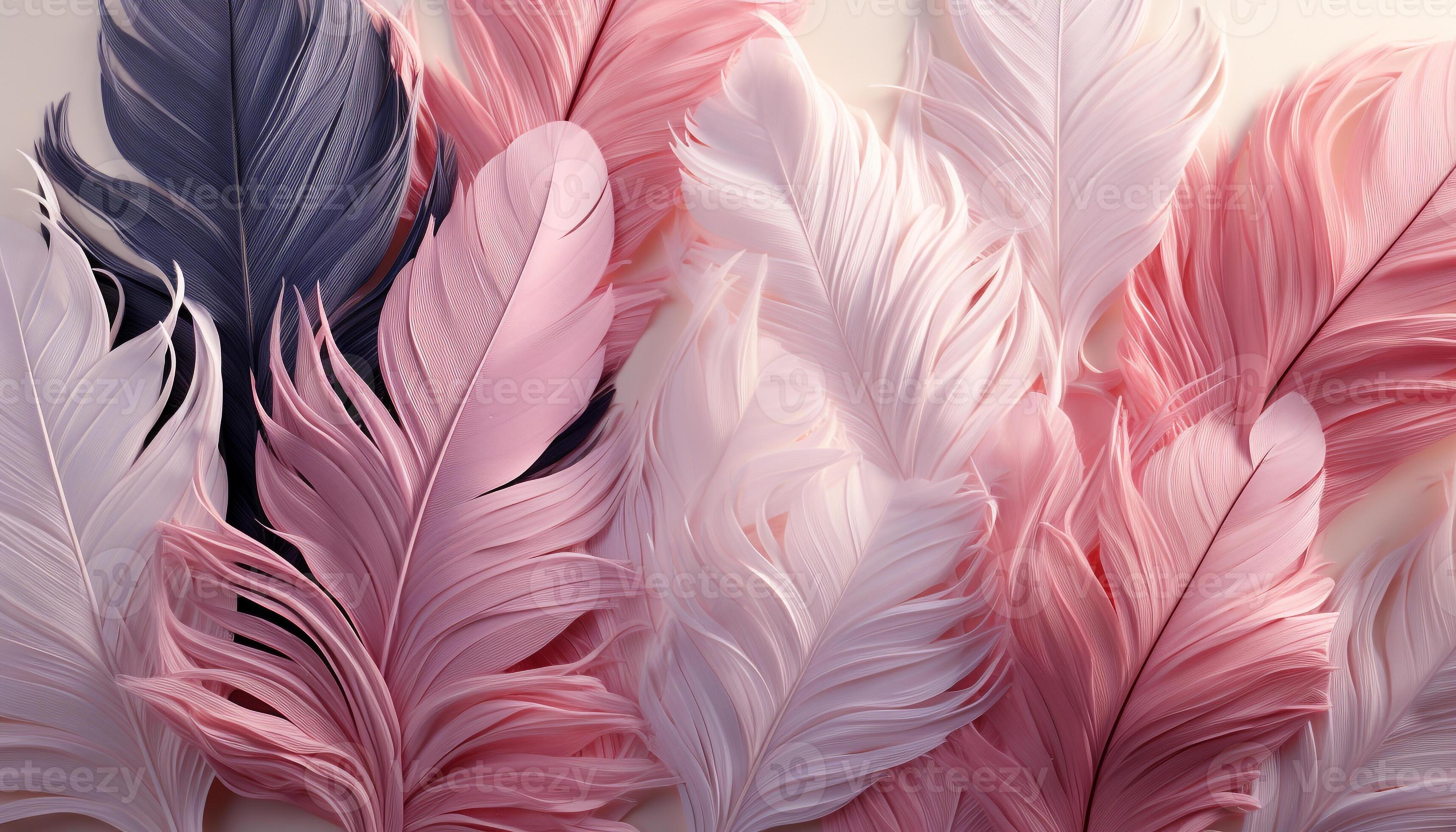 AI generated Abstract peacock feather pattern, vibrant colors symbolize