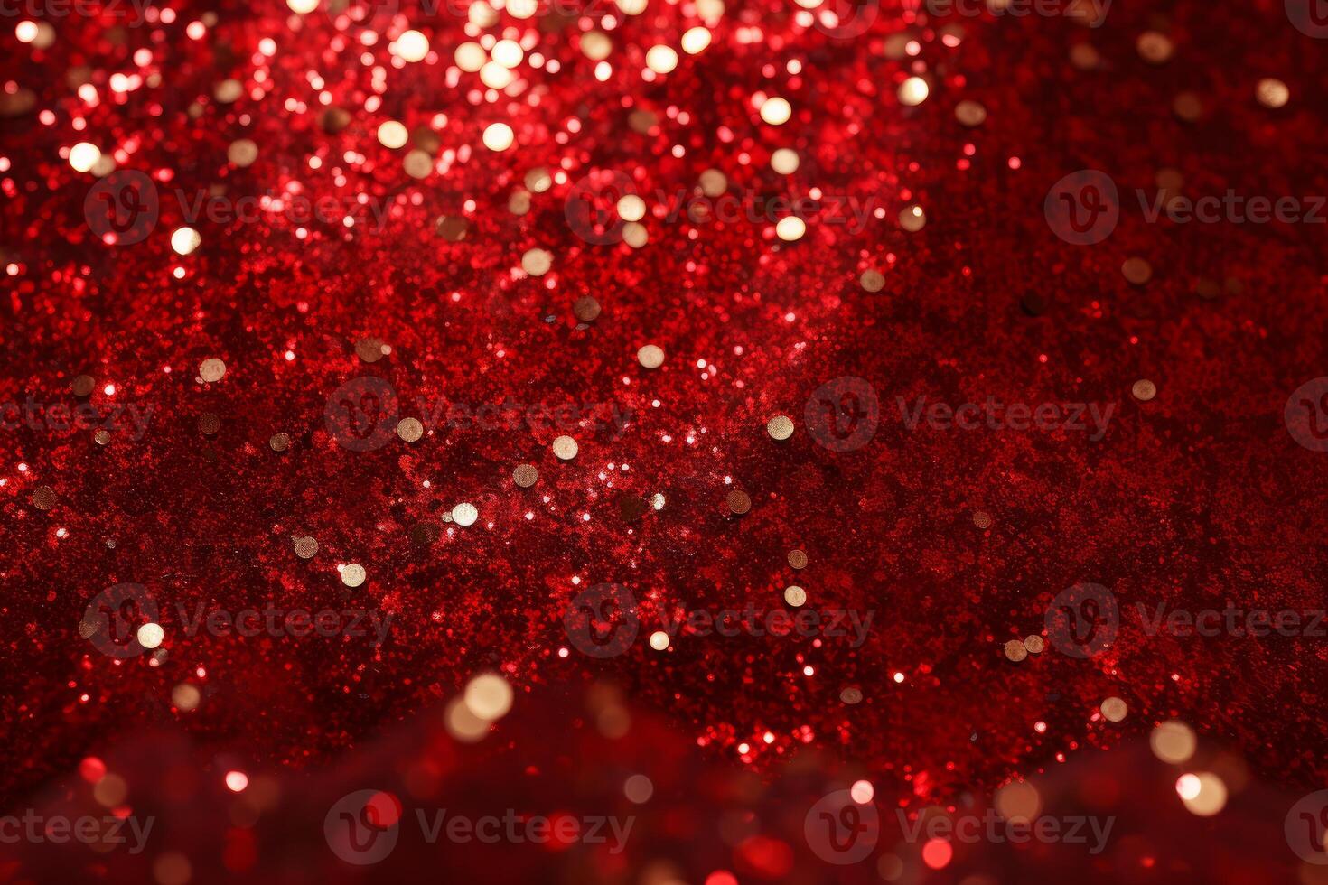 AI generated Red glitter. Generate Ai photo