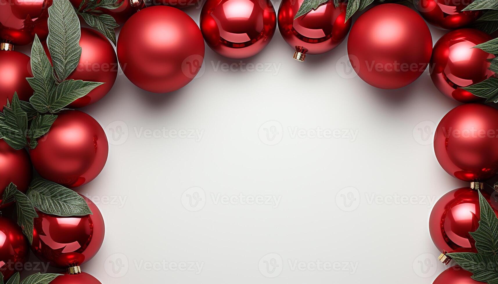 AI generated Winter celebration gift tree, Christmas ornament, shiny nature pattern generated by AI photo