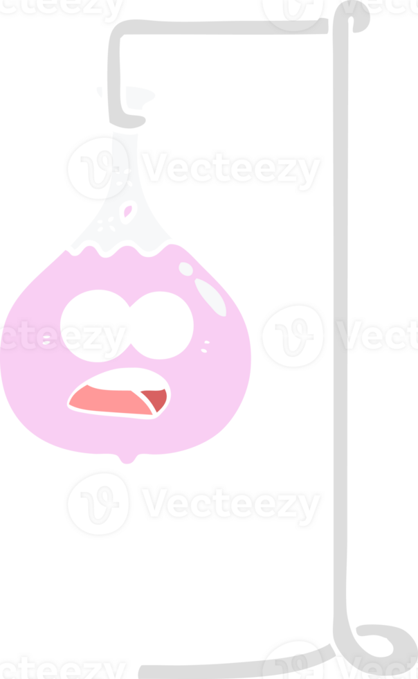 flat color style cartoon science experiment png