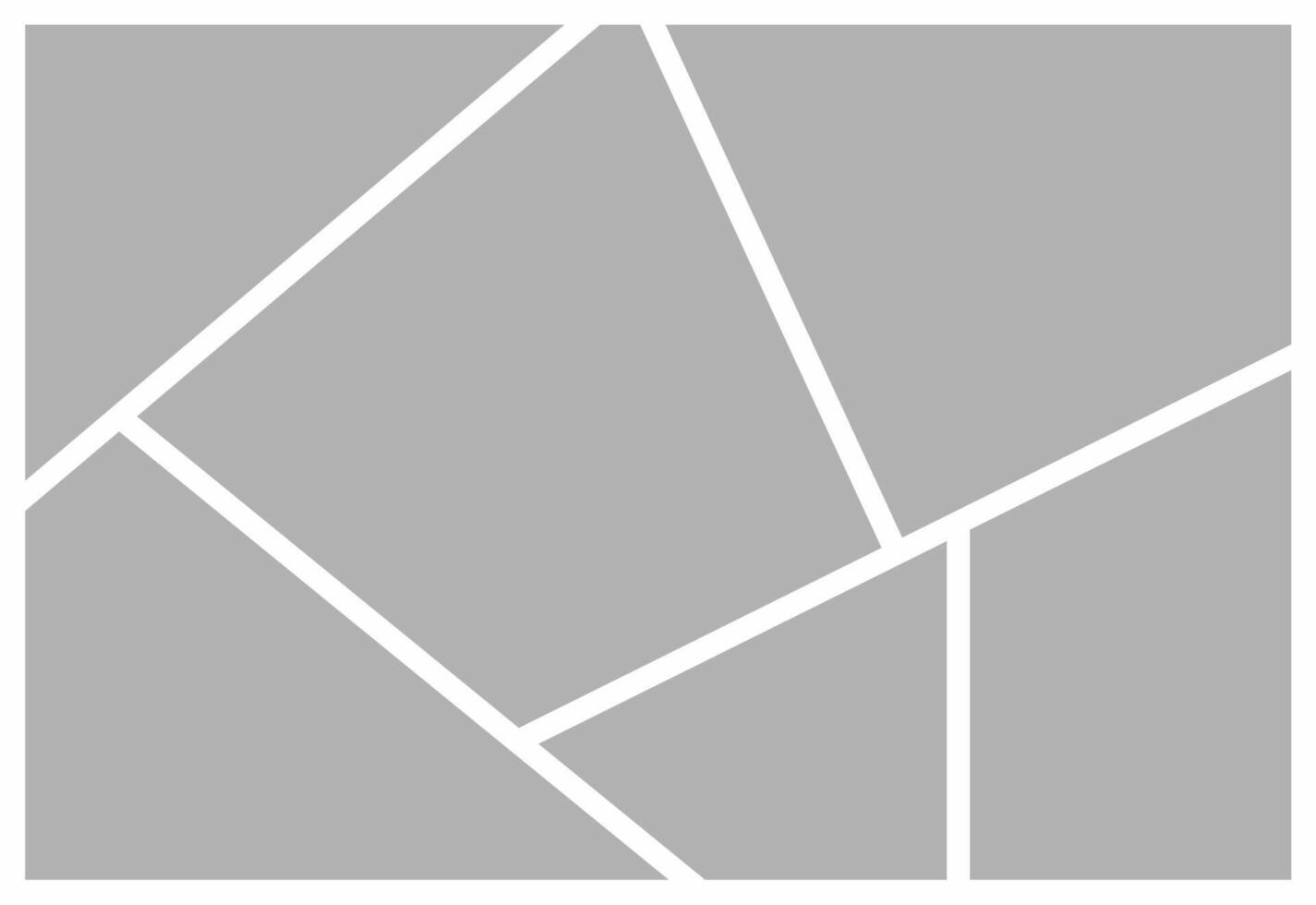 Pictures or photos frame collage. comics page grid layout abstract photo frames and digital photo wall template vector