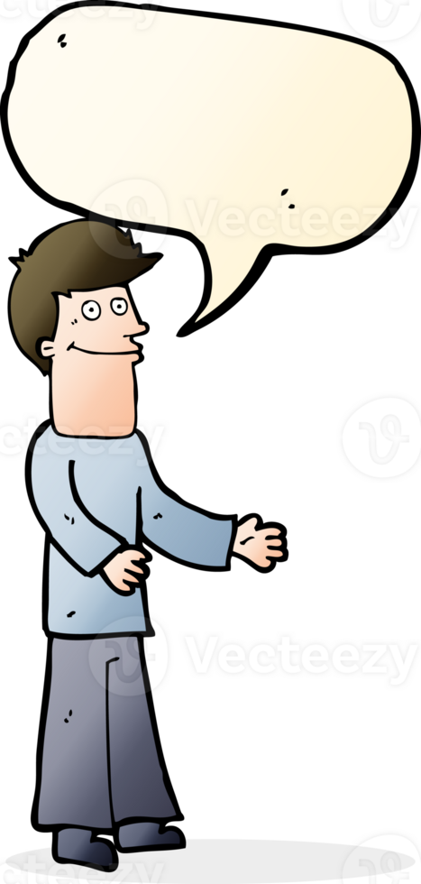 cartoon man shrugging shoulders with speech bubble png
