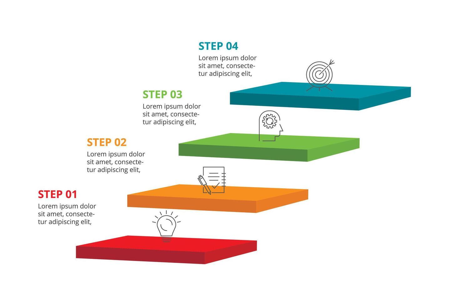 Creative concept for infographic with 5 steps, options, parts or processes. Business data visualization. vector