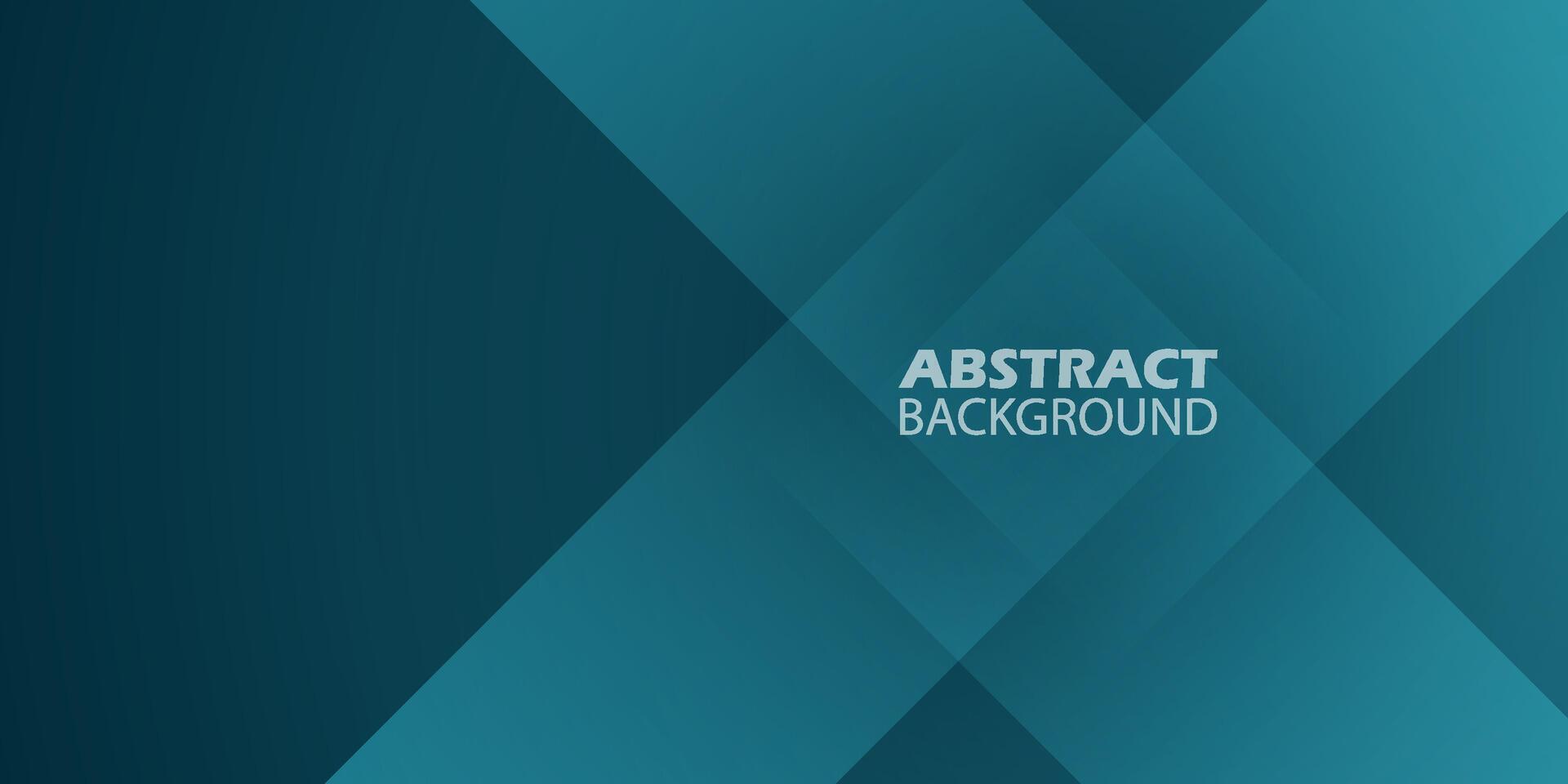 Abstract overlap dark green turquoise geometric gradient square design layers background with shadow and shapes. Eps10 vector