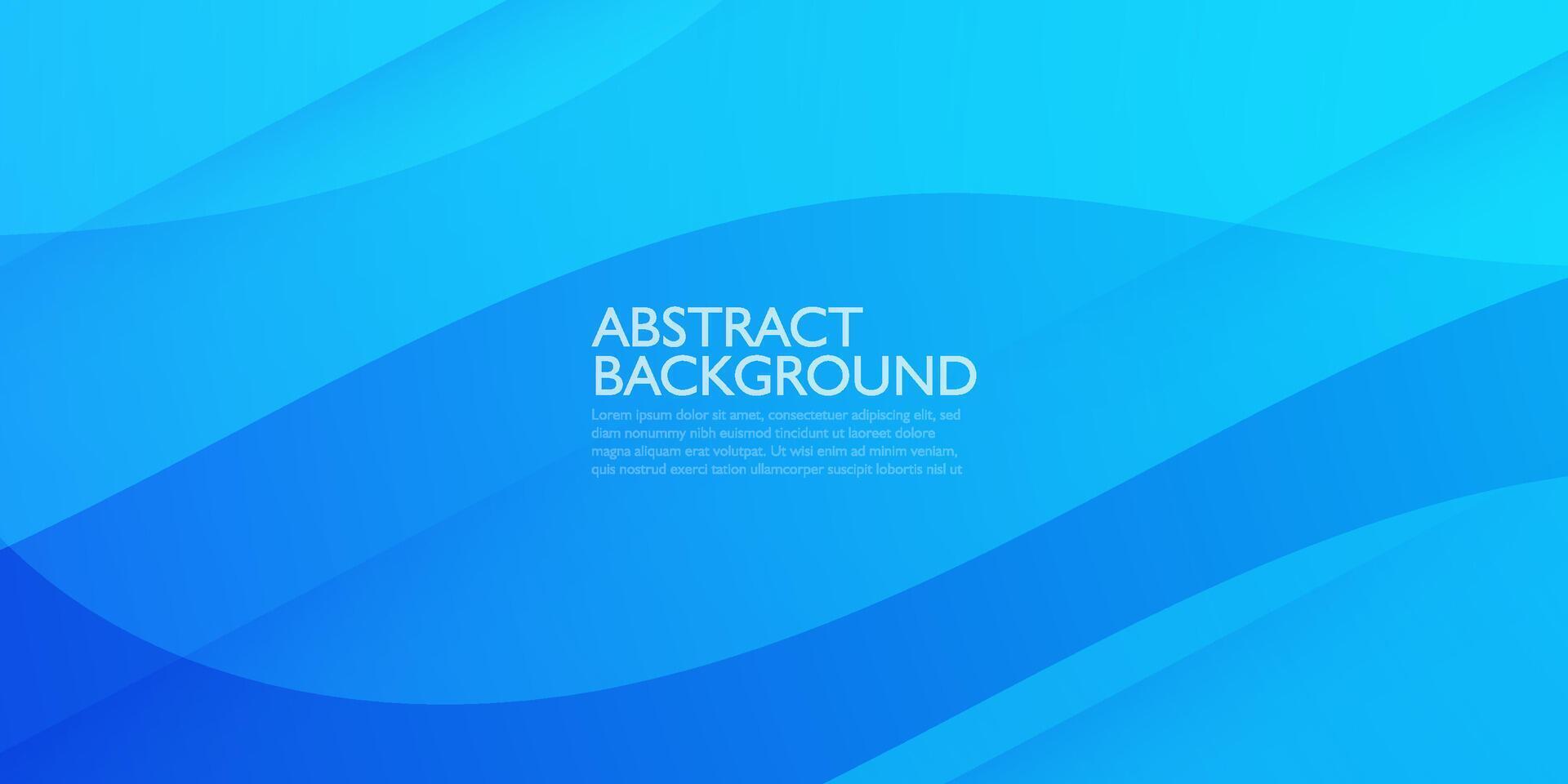 Abstract background blue wave liquid color design. Dynamic shapes composition with simple pattern. Eps10 vector