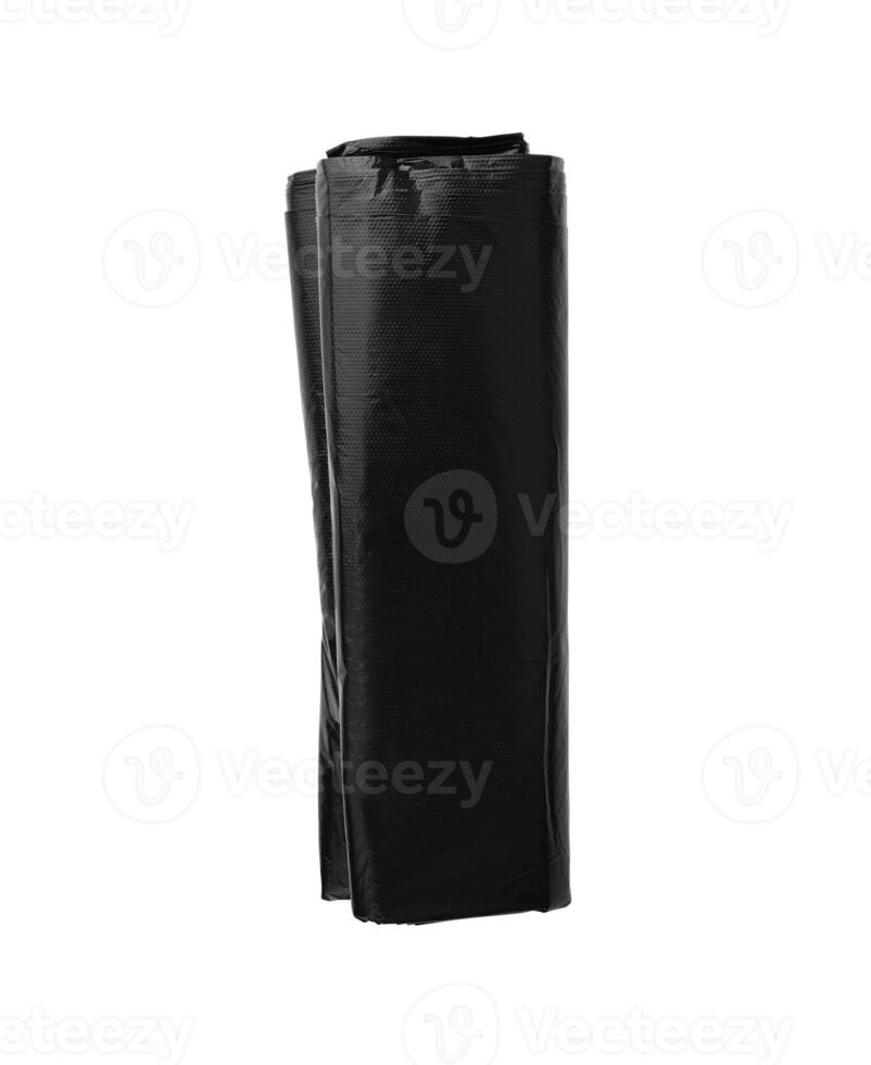 Garbage Bag Roll Isolated. Trash Package photo