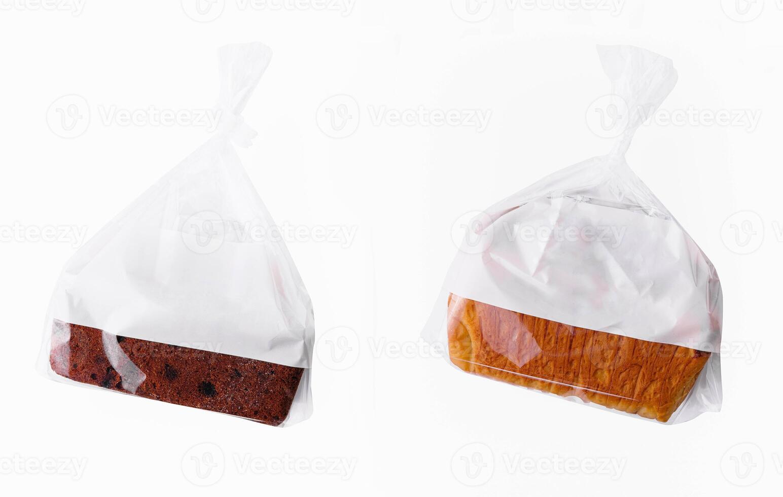 Sweet bread on a white background photo