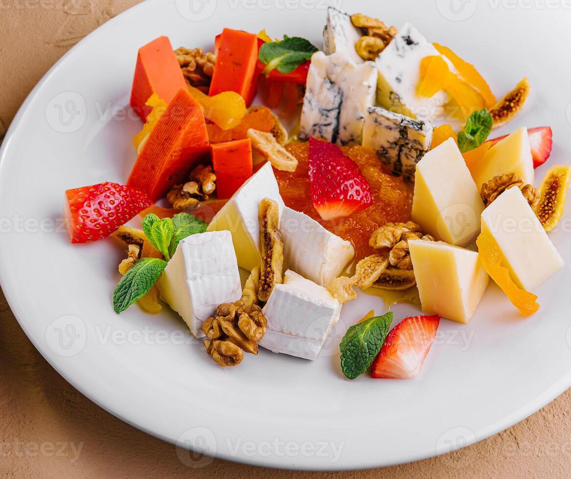 Wine Snack Set - Antipasto top view photo