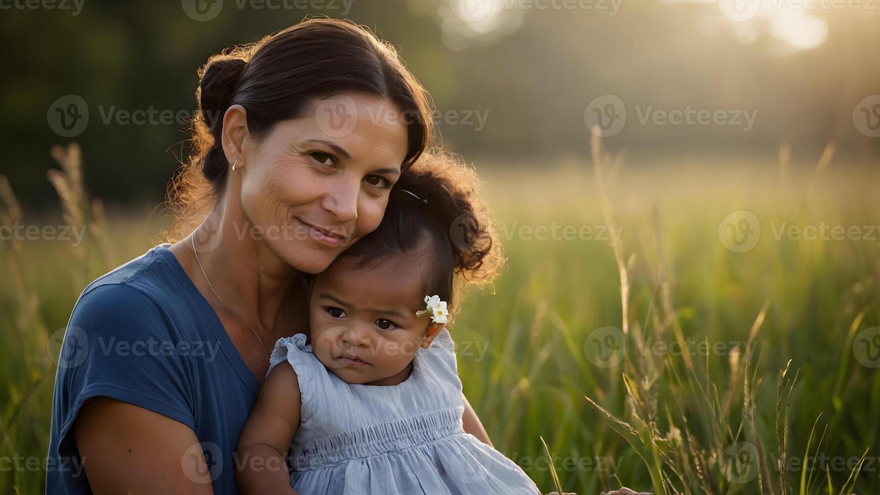 AI generated Nurturing Spirit A Mothers Guidance and Support photo