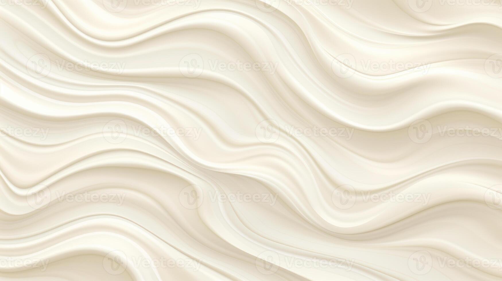 AI generated Close up of a creamy whipped cream texture for background and design. 3d rendering. photo