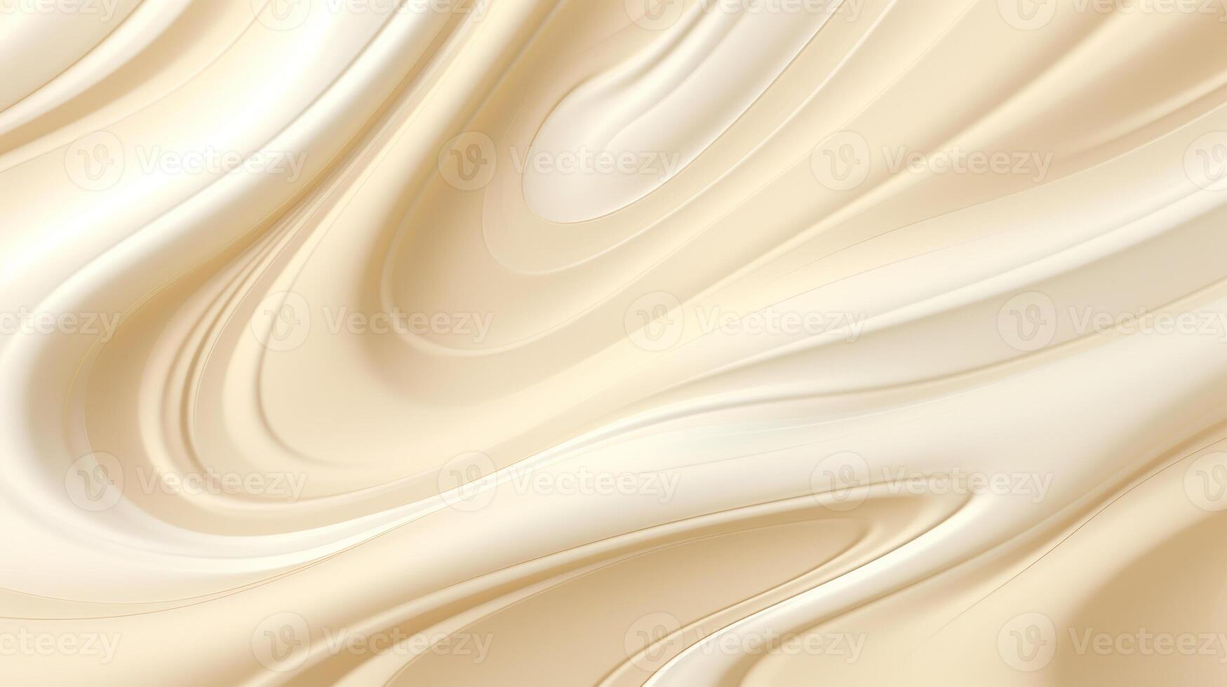 AI generated Close up of a creamy whipped cream texture for background and design. 3d rendering. photo