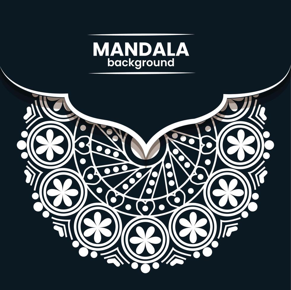 luxury mandala design vector