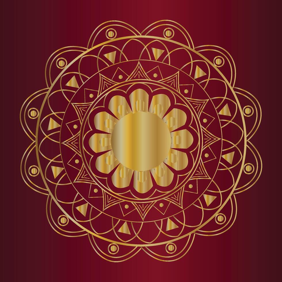 luxury mandala design vector