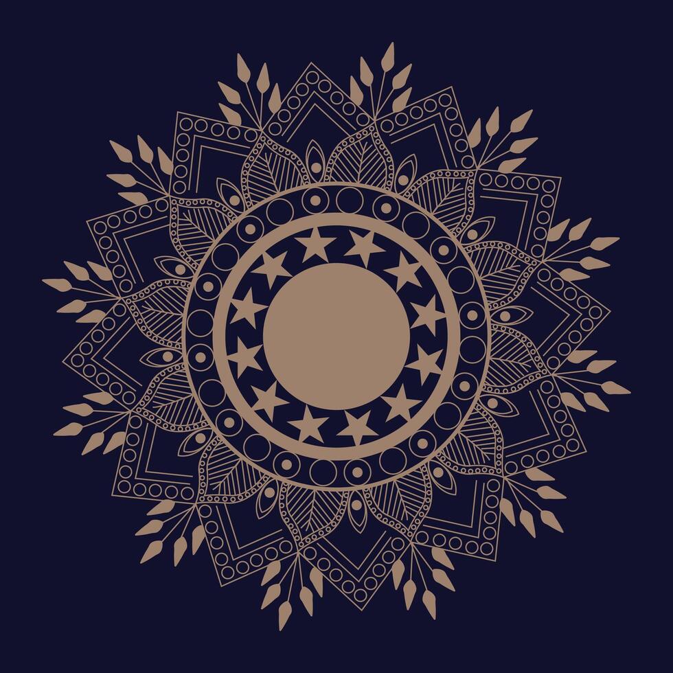 luxury mandala design vector