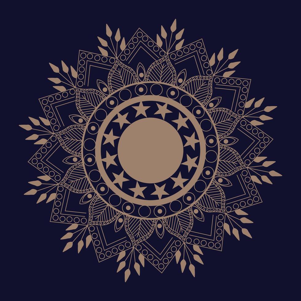 luxury mandala design vector