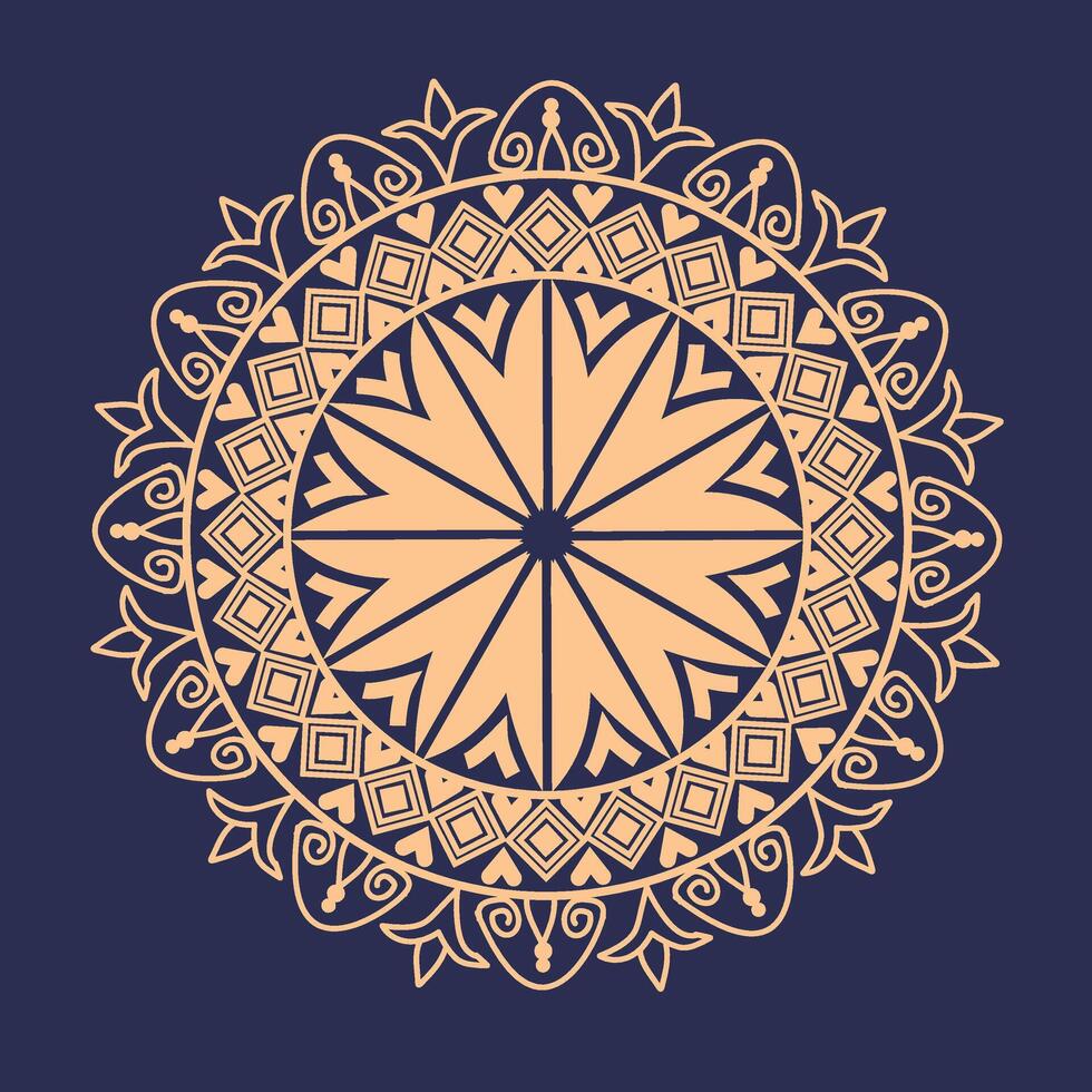 diseño de mandala de lujo vector