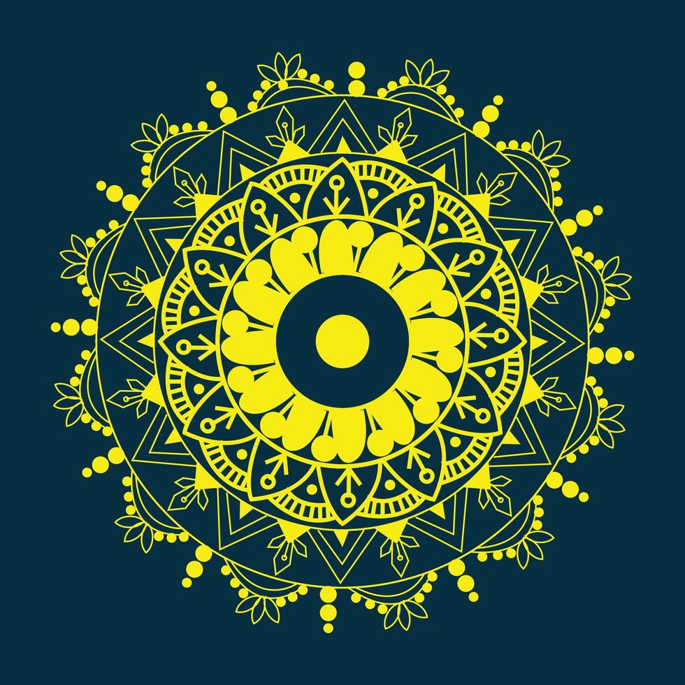 luxury mandala design vector