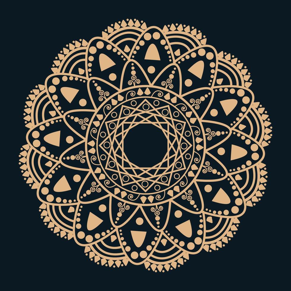 diseño de mandala de lujo vector