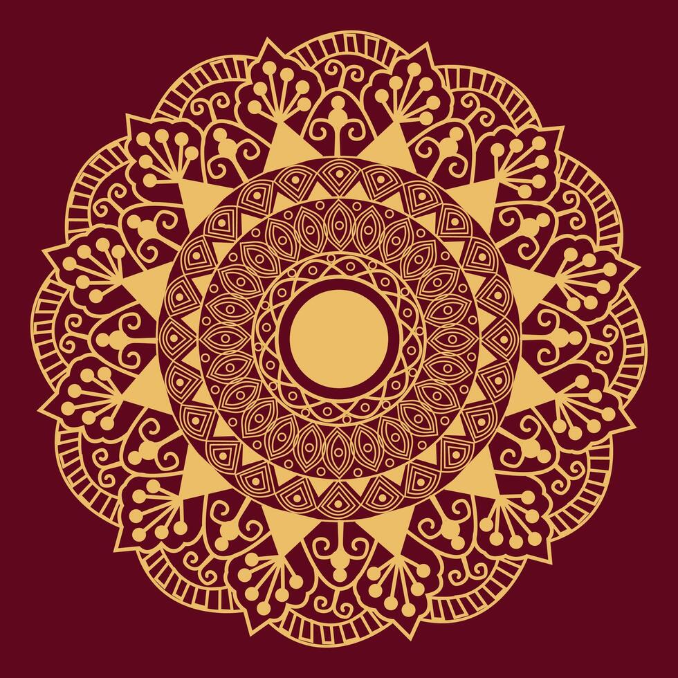 luxury mandala design vector