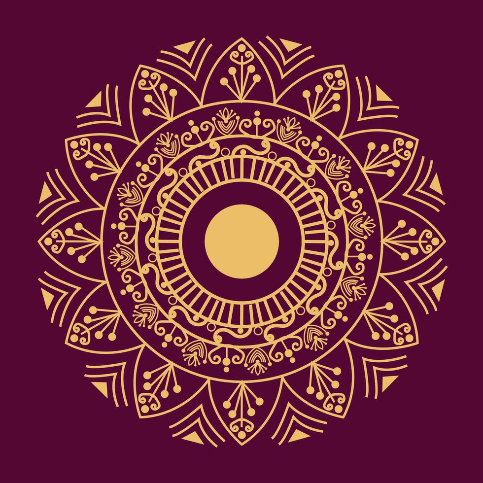 diseño de mandala de lujo vector