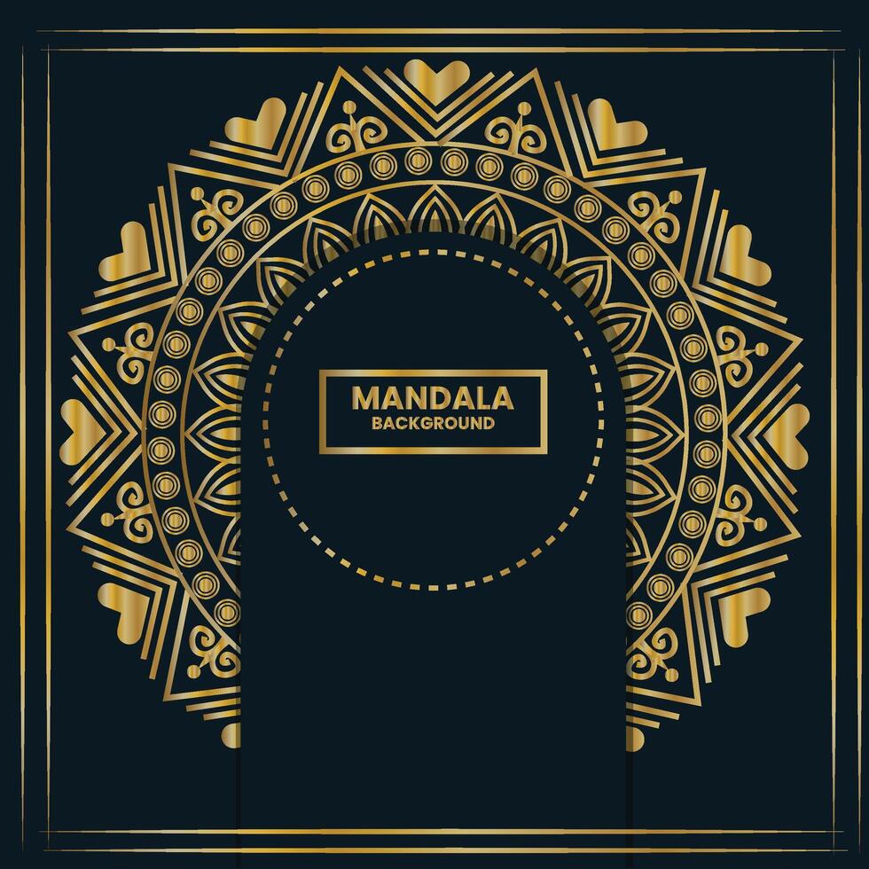 luxury mandala design vector