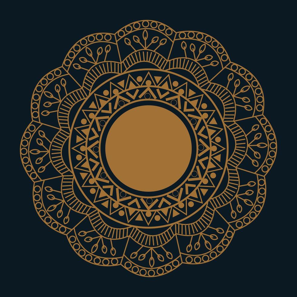 luxury mandala design vector