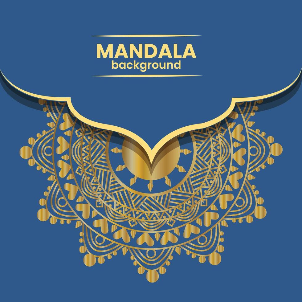 luxury mandala design vector