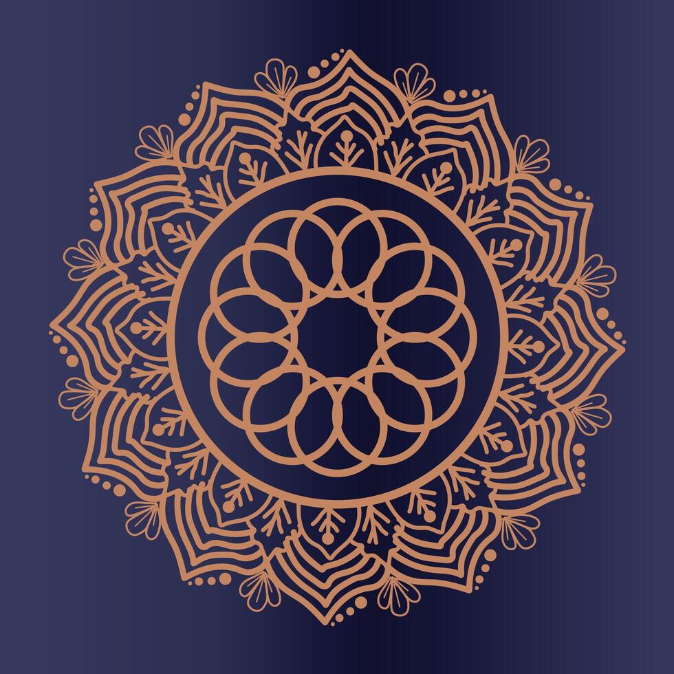 diseño de mandala de lujo vector