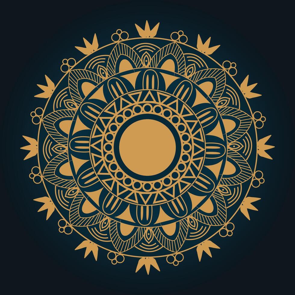 luxury mandala design vector