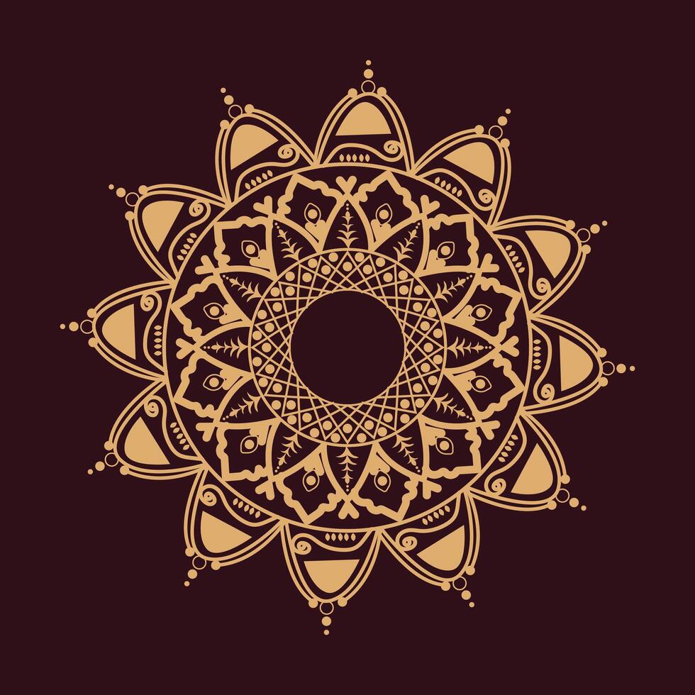 diseño de mandala de lujo vector