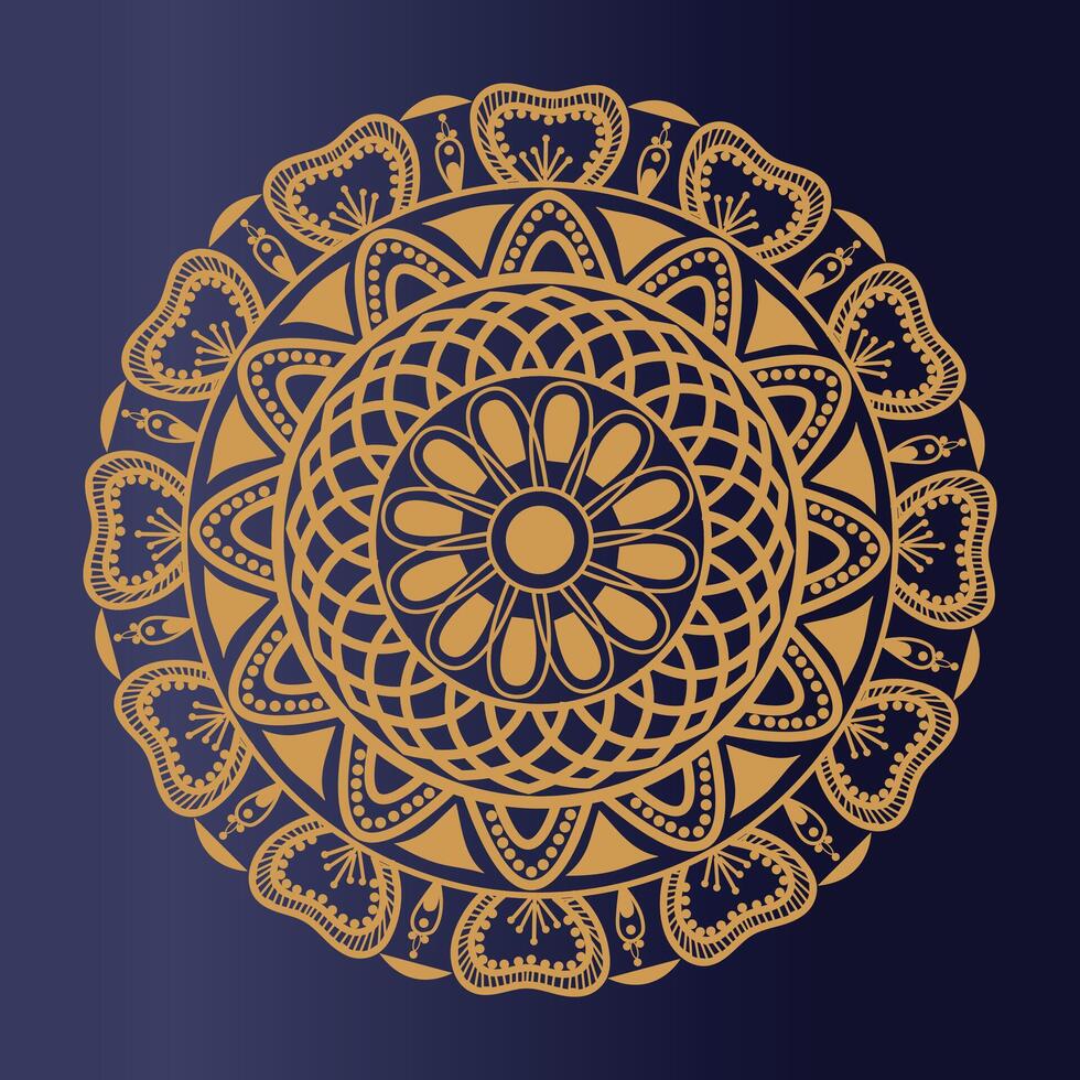 luxury mandala design vector