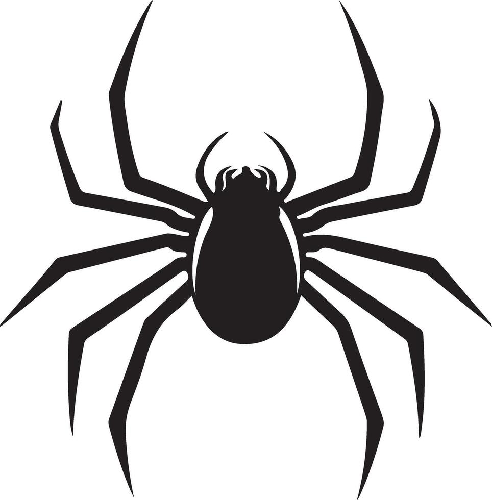 Spider vector icon on white background. Element for business, comics, nature