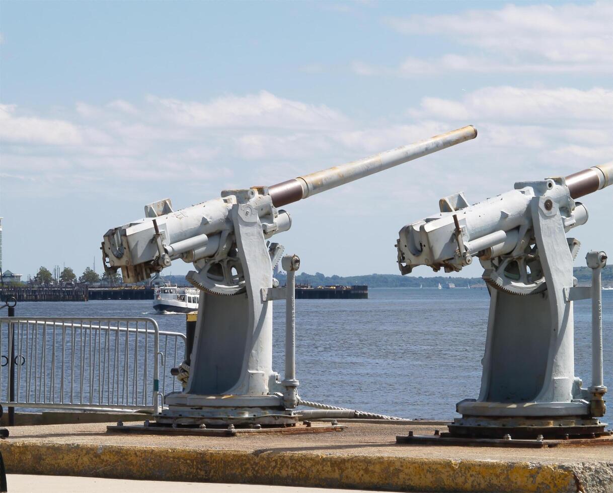 Boston, MA, 2008 - Naval Museum Shore Battery Guns photo