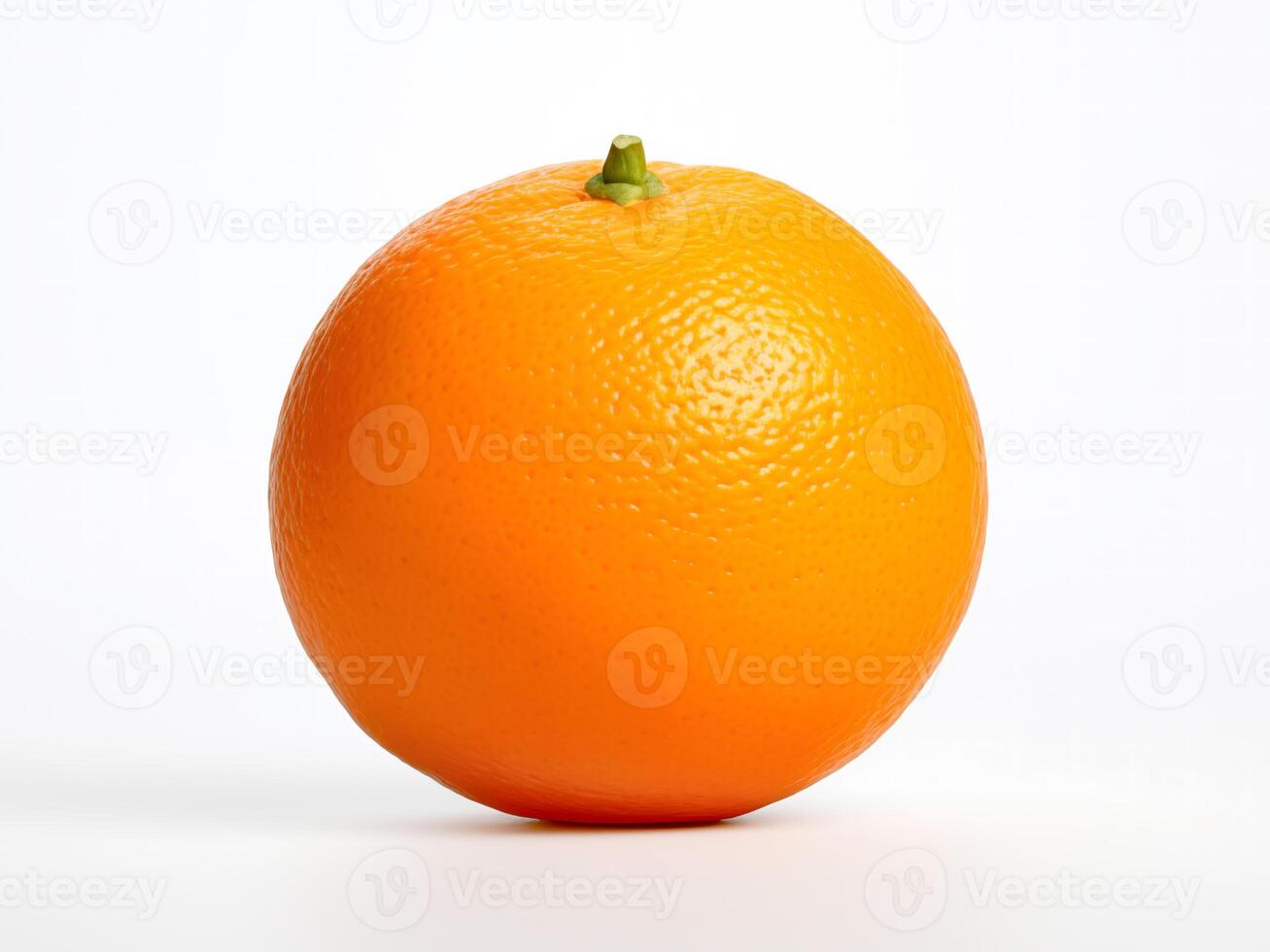 AI generated Orange fruit, With clipping path photo