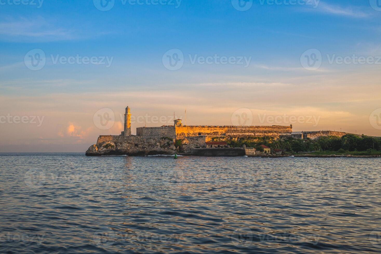 Castle of the Three Kings of Morro in havana, or habana, cuba photo