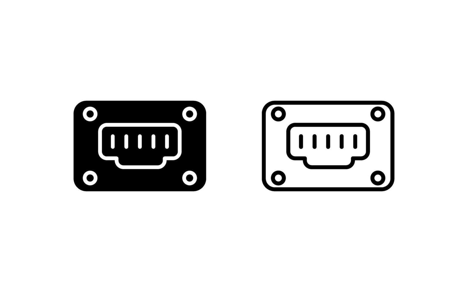 ethernet vector icono