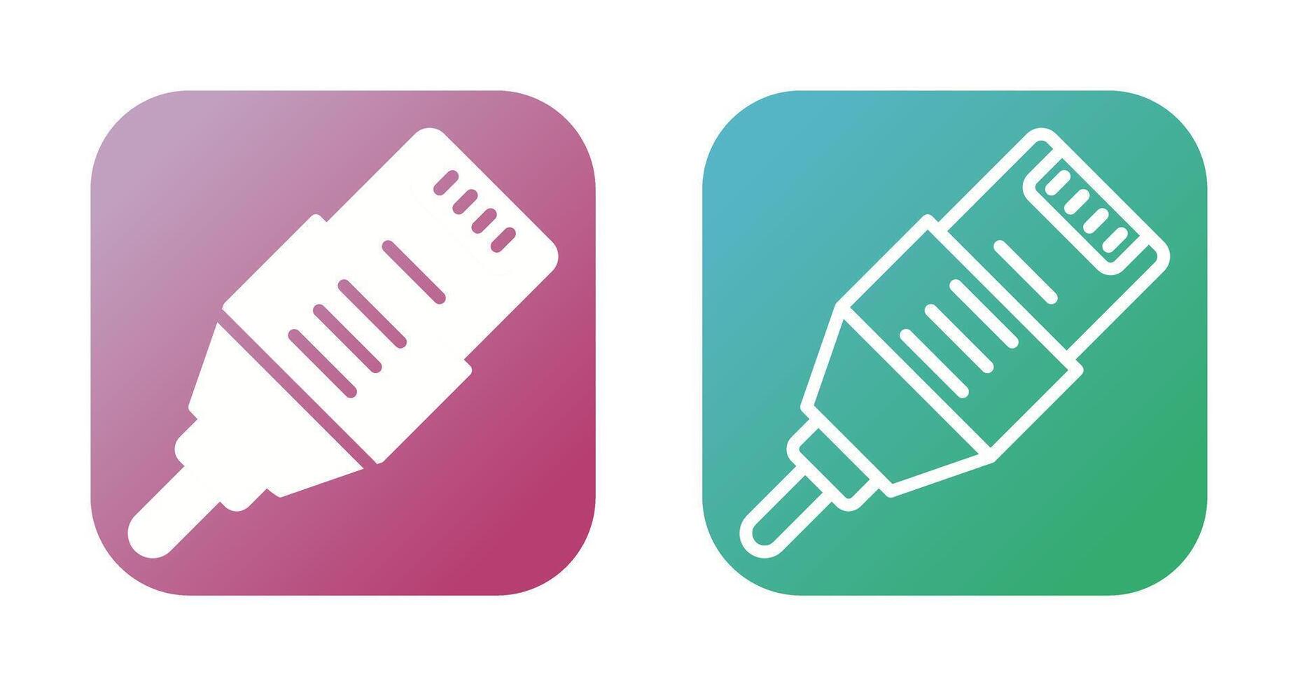 Ethernet Cable Vector Icon
