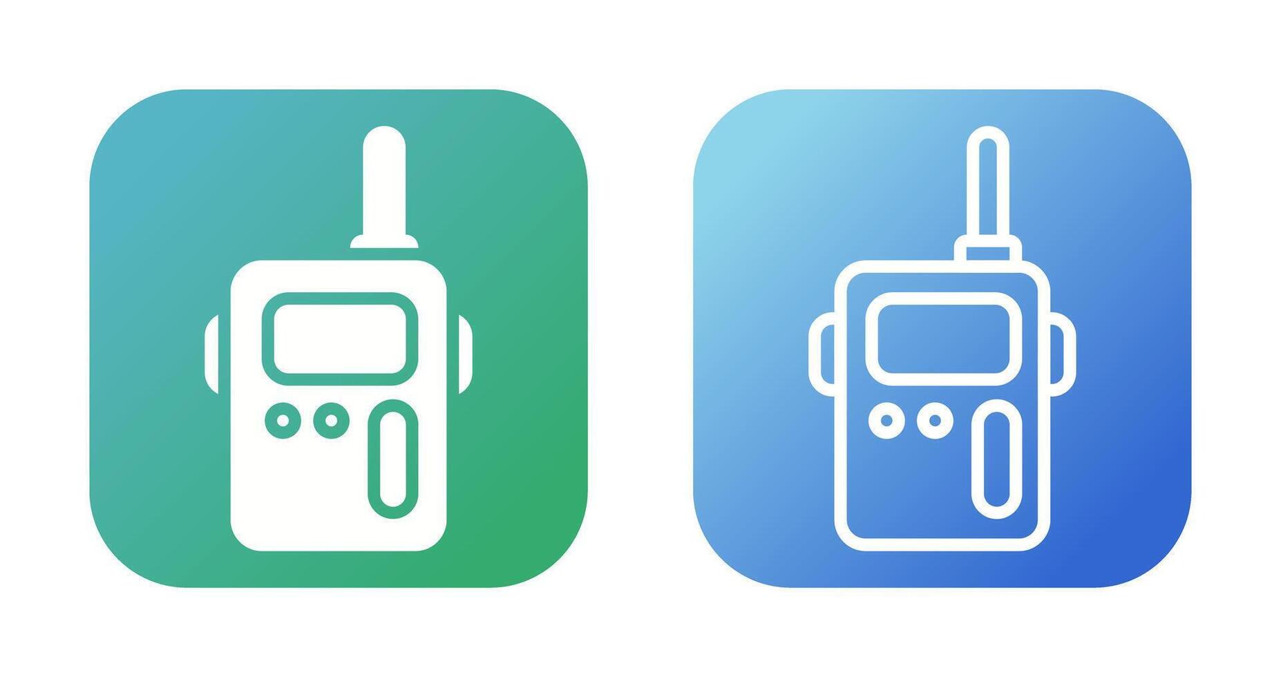 Walkie Talkie Vector Icon